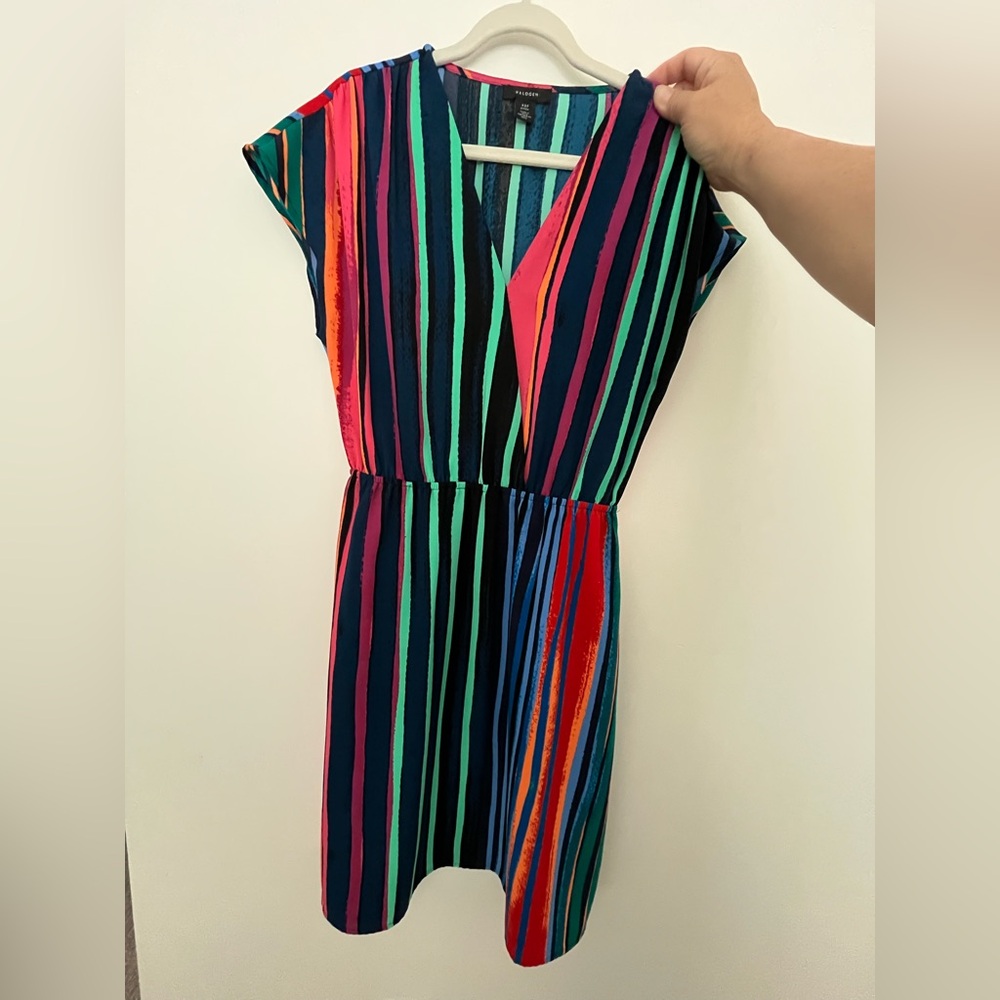 Colorful Striped Dress